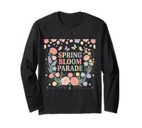 Spring Bloom Parade Floral Garden Vibes Long Sleeve T-Shirt