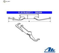 ATE 11.8116-0237.1 Spring, brake caliper