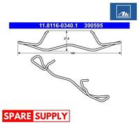 SPRING, BRAKE CALIPER FOR ALFA ROMEO GIULIETTA ATE 11.8116-0340.1