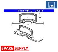SPRING, BRAKE CALIPER FOR AUDI A6 A8 ATE 11.8116-0347.2