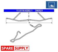 SPRING, BRAKE CALIPER FOR VAUXHALL ASTRA ASTRAVAN CALIBRA ATE 11.8116-0292.1