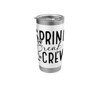 Spring Break Crew Tropical Vacation Squad Stainless Steel Insulated Tumbler