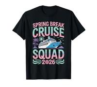 Spring Break Cruise Squad Shirts 2026 Spring Vacation Trip T-Shirt