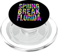 Spring Break Florida 2026 Tie Dye Artwork PopSockets PopGrip for MagSafe