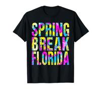 Spring Break Florida 2026 Tie Dye Artwork T-Shirt