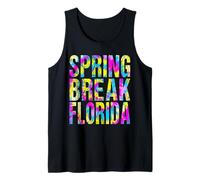 Spring Break Florida 2026 Tie Dye Artwork Tank Top
