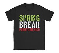 Spring Break Mens T-Shirt - 21 22 Jump Street Funny Birthday Present Gift, Black, L