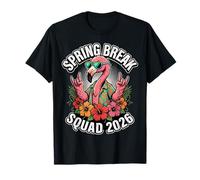 Spring Break Squad 2026 Flamingo Funny Matching Group Trip T-Shirt