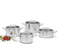 Spring - Brigade Basic Set 4 pieces, with glass lids, 04-8080-06-04