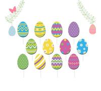 Spring Bunny Yard Sign, Waterproof Easter Stakes Decoration, Large Outdoor Display Size, Material Details With Weather-Resistant Print, Holiday Lawn Decor Accessory, For Backyard Garden