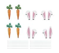 Spring Bunny Yard Sign, Waterproof Easter Stakes Decoration, Large Outdoor Display Size, Material Details With Weather-Resistant Print, Holiday Lawn Decor Accessory, For Backyard Garden