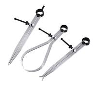 Spring Caliper Inside Outside Measuring Divider 8inch Precision Woodworking Tool 3pcs, Spring Caliper,Outside Caliper,Inside Caliper,Divider Caliper,Measuring Dividers,Woodworking Dividers