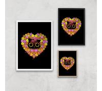 Spring Cat Lover Giclee Art Print - A2 - Print Only
