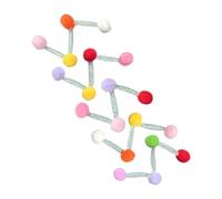 Spring Cat Toy 5 Pieces Pet Pom-Pom Stress Relief Game