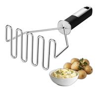 Spring Chef Stainless Steel Potato Masher, Heavy Duty Mashed Potato Smasher