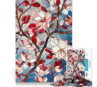 Spring Cherry Blossoms Jigsaw Puzzles for Teenagers 1000 Piece Clear Logic Toy Peaceful Fun Perfect Cut Warm Surprise 38x26cm