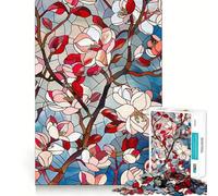 Spring Cherry Blossoms Jigsaw Puzzles for Teenagers 1000 Piece Clear Logic Toy Peaceful Fun Perfect Cut Warm Surprise 38x52cm