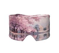 Spring Cherry Blossoms Print Print Soft Eye and Ear Muffs for Adults Sleeping Protection Cover for Travel Nap Relief