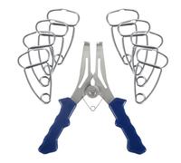 Spring Clamps Set Efficient Secure Holding Crafting Woodworking Tasks Fast Release Clamp