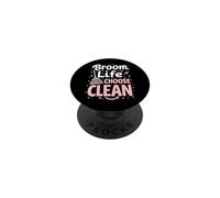 Spring Cleaning Enthusiast Fresh Start and Tidy Home Goals PopSockets Adhesive PopGrip