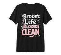 Spring Cleaning Enthusiast Fresh Start and Tidy Home Goals Premium T-Shirt