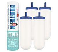 SPRING CLEAR Coldstream Replacement Gravity Filter Cf163W (4 Pack) - Compatible Upgrade With Stainless Steel Gravity Filter Housings