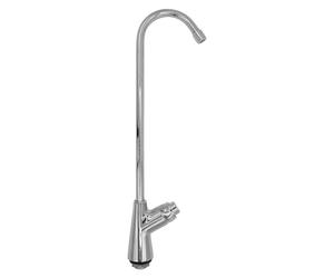 Spring Clear Push Button Point of Use Swan Neck Tap | Chrome Drinking Water Fountain Faucet | 3/8" BSP Fitting with a 1/8" BSP Female Connection