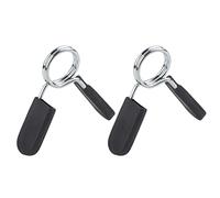 Spring Collar Clip, 2 Pcs Barbell Clips Barbell Clamps Collars Standard 25mm Dumbbell Lock Clamp Buckle for Gym Weight Lifting Strength Training Yoga Gym Accessory