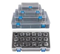 Spring Collet 1 Set ER11 ER16 ER20 ER25 ER32 ER40 Set ER Spring Collet Chuck 0.015mm 0.008mm for CNC Milling Tool Holder Engraving Machine Lathe Milling Lathe Tool(A (0.015),ER16-10PCS)