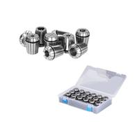 Spring Collet 1 Set ER40 ER50 Spring Collect Chuck Clamp 4-26mm Collet AA 0.008mm ER(ER40-15pcs)