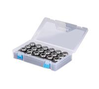 Spring Collet 1 Set ER40 ER50 Spring Collect Chuck Clamp 4 6 8 10 12 14 16 18 20 22 24 26mm Collet AA 0.008mm ER(ER50-21pcs)