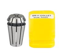 Spring Collet,1pc 65Mn Spring Steel ER11 /ER16 /ER20/ ER25 ER Spring Collet ER11-1 ER16-9 ER25-16 for CNC Milling Tool Holder Engraving Machine Spindle Motor(ER11 1.5)