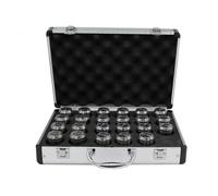 Spring Collet 1SET ER11 ER16 ER20 ER25 ER32 ER40 Set AA/UP ER Spring Collet Chuck 0.008mm 0.005mm for CNC Milling Tool Holder Engraving Machine Milling Lathe Tool(Aluminum Box,ER11-7Pcs (A))