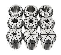 Spring Collet 9pcs 2-20mm ER32 Precision Spring Collet for CNC Milling Lathe Tool Milling Lathe Tool