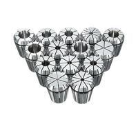 Spring Collet Chuck, ER11 ER16 ER20 ER25 ER32 ER40 Spring Collet Chuck Accuracy 0.008mm for CNC Milling Tool HoldEngraving Machine Spindle Motor(ER16 1 10MM(10PCS))