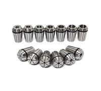 Spring Collet Nut Set, 1pcs ER16 1-10MM 1/4 6.35 1/8 3.175 1.5 2. 4 7 8 9 10mm Spring Collet Set for Engraving Machine Lathe Mill Tool(6MM)