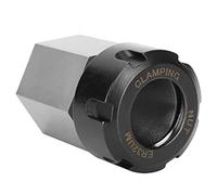 Spring Collet Set 1 PC Hex/Square Collet Block Square Shank Spring Chuck Holder for CNC Lathe Engraving Machine Motor Shaft Extension Rod Lathe Milling Tool(Hex ER-25 Chuck)