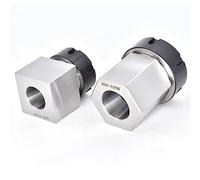 Spring Collet Set 1 PCS High Quality Square ER25 ER32 ER40 Block Hard Steel Hex ER Collet Chuck for CNC Lathe Engraving Cutting Machine Tool Holder Lathe Milling Tool (Color : Hexagon, Size : ER32)