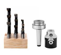 Spring Collet Set 1 Set Taper Collet Chuck Holder Lathe Milling Cutter MT2 Boring Head Tool Holder High-Carbon Steel Cutting Machine Adapter Lathe Milling Tool