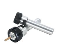 Spring Collet Set 1PCS C8 C10 C12 C16 C20 C25 C32 ER8 ER11 ER16 ER20 ER25 ER32 100 150L Collet Chuck Holder CNC Milling Lengthen Tool ER Extension Rod Lathe Milling Tool(M Nut,C20-ER16-150L)