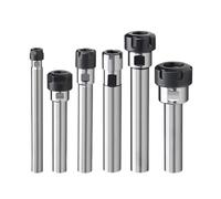 Spring Collet Set 1PCS C8 C10 C12 C16 C20 C25 C32 ER8 ER11 ER16 ER20 ER25 ER32 100 150L Collet Chuck Holder CNC Milling Lengthen Tool ER Extension Rod Lathe Milling Tool(M Nut,C32-ER32UM-200L)