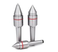 Spring Collet Set 1PCS MT1 MT2 MT3 MT4 MT5 High Precision Live Center Waterproof Outer Rotating Body Rotating Thimble Morse Tapper Turning Center Lathe Milling Tool(MTA,MT2)