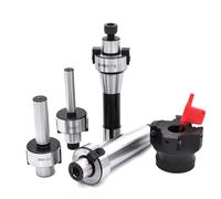 Spring Collet Set 1PCS MT2 FMB22 MT3 Shell Mill 7/16 R8 C20 C16 C12 FMB27 MT4 Face endmill Arbor Morse Taper Cone Drawbar Collet Chuck Tool Holder Lathe Milling Tool(MT2 FMB22 M10)