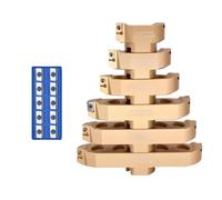 Spring Collet Set 1set AP SE Bridge Cutter Head 90° 400R 50 22 27 KM12 APKT1604 SEHT1204 Two Edged Bridge Type Aluminum Alloy milling Tools Lathe Milling Tool(AP 400R(10 Inserts),D125-22-2T)