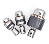 Spring Collet Set 1set B10 B12 B16 B18 Light Duty Drill Chuck +Inner Hole 5mm 6 7 8mm 9 10 11 12 14mm Arbor Adapter Motor Shaft Connecting Rod Lathe Milling Tool (Size : Inner Hole 16mm-B16)
