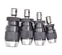 Spring Collet Set 1set B16 Tapper Chuck self Tightening keyless Drill Chuck +Adapter 8 9 10 11 12 14 16 17 18 19 20mm Motor Shaft Connecting Rod Lathe Milling Tool (Color : 11mm-B16(1MM-13MM))