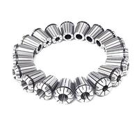 Spring Collet Set 1Set ER11 ER16 ER20 ER25 ER32 ER40 ER Spring Collet Chuck 0.015/0.008mm for CNC Milling Tool Holder Engraving Machine Lathe Lathe Milling Tool (Size : ER32 0.008(18PCS))