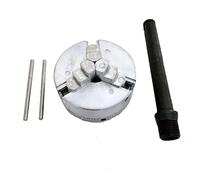Spring Collet Set 2" 45mm Three 3 Jaw Chuck 1.8~56mm /12~65mm Z011 Clamping for Lathe with Two Lock Rods M12x1mm Threaded Back Lathe Milling Tool (Color : 3 Jaw Chuck Kit)