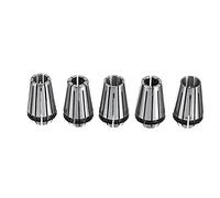 Spring Collet Set 5Pcs ER16 Collet Set 1/8-3/8 Inch Spring Chuck Collet for CNC Milling Lathe Tool Lathe Milling Tool