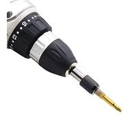 Spring Collet Set 6.35mm 1/4 Hex Shank Quick Release Electric Drill Magnetic Screwdriver Bit Holder 60mm Lathe Milling Tool (Color : 60mm)